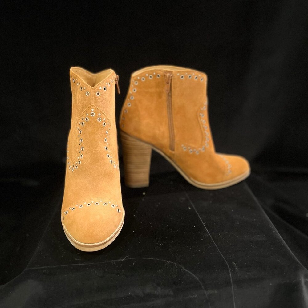 Tan Suede Ankle Boots